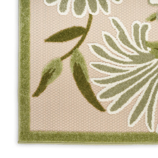 The Rug Corner Nourison Home Nourison Home - Aloha Ivory/Green Area Rug ALH33  