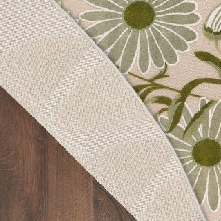 The Rug Corner Nourison Home Nourison Home - Aloha Ivory/Green Area Rug ALH33  
