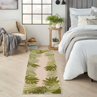 The Rug Corner Nourison Home Nourison Home - Aloha Ivory/Green Area Rug ALH40  