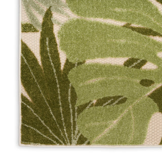 The Rug Corner Nourison Home Nourison Home - Aloha Ivory/Green Area Rug ALH40  