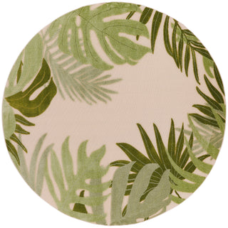 The Rug Corner Nourison Home Nourison Home - Aloha Ivory/Green Area Rug ALH40  