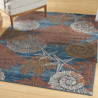 The Rug Corner Nourison Home Seaside SDS04 BLUMT Area Rugs  