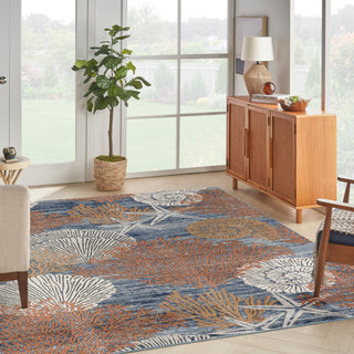 The Rug Corner Nourison Home Seaside SDS04 BLUMT Area Rugs  