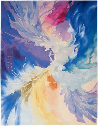 The Rug Corner Nourison Home Prismatic PRS37 BLMTC Area Rugs  