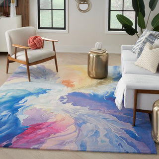 The Rug Corner Nourison Home Prismatic PRS37 BLMTC Area Rugs  