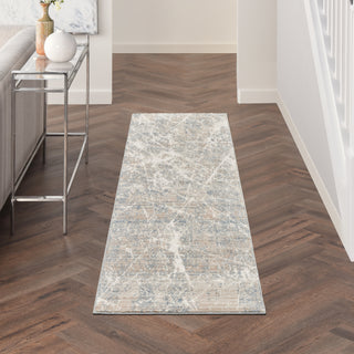 The Rug Corner Nourison Home Nourison Home - Exhale Beige/Blue Area Rug EXL02  