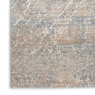 The Rug Corner Nourison Home Nourison Home - Exhale Beige/Blue Area Rug EXL02  