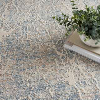 The Rug Corner Nourison Home Nourison Home - Exhale Beige/Blue Area Rug EXL02  
