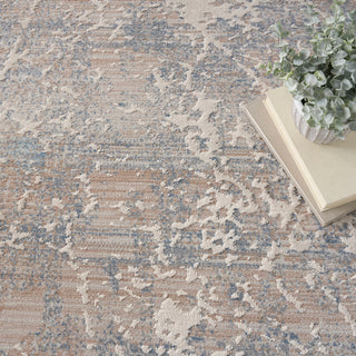 The Rug Corner Nourison Home Nourison Home - Exhale Beige/Blue Area Rug EXL02  