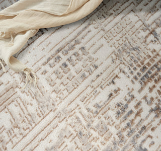 The Rug Corner Calvin Klein Calvin Klein Enchanting - Cream/Grey Area Rug ECH05  