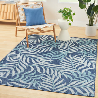 The Rug Corner Nourison Home Garden Oasis GOA01 NAVY Area Rugs  