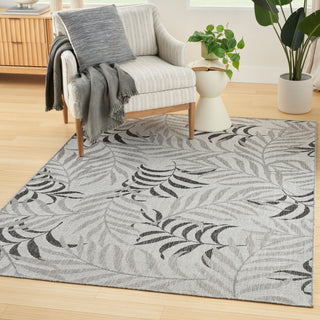 The Rug Corner Nourison Home Garden Oasis GOA01 GREY Area Rugs  
