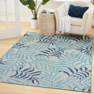 The Rug Corner Nourison Home Garden Oasis GOA01 BLUE Area Rugs  