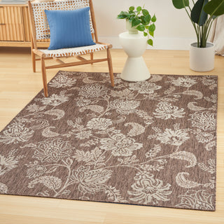 The Rug Corner Nourison Home Garden Oasis GOA03 MOCHA Area Rugs  