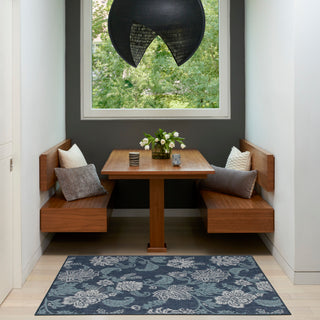 The Rug Corner Nourison Home Nourison Home - Garden Oasis Navy Area Rug GOA03  