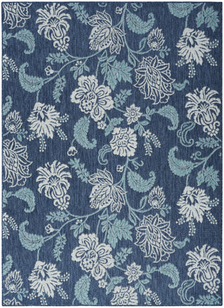 The Rug Corner Nourison Home Nourison Home - Garden Oasis Navy Area Rug GOA03  