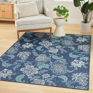The Rug Corner Nourison Home Nourison Home - Garden Oasis Navy Area Rug GOA03  