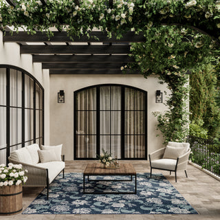 The Rug Corner Nourison Home Nourison Home - Garden Oasis Navy Area Rug GOA03  