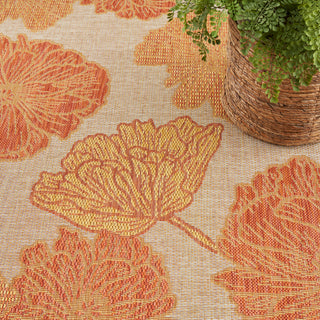 The Rug Corner Nourison Home Nourison Home - Garden Oasis Coral Area Rug GOA04  