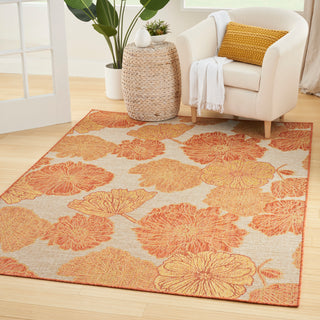 The Rug Corner Nourison Home Nourison Home - Garden Oasis Coral Area Rug GOA04  