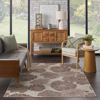 The Rug Corner Nourison Home Garden Oasis GOA04 NATRL Area Rugs  