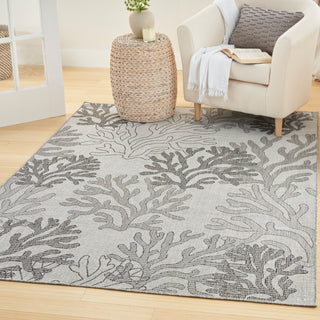 The Rug Corner Nourison Home Garden Oasis GOA05 GREY Area Rugs  