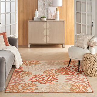 The Rug Corner Nourison Home Nourison Home - Garden Oasis Coral Area Rug GOA05  