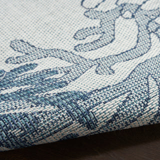The Rug Corner Nourison Home Garden Oasis GOA05 BLUE Area Rugs  