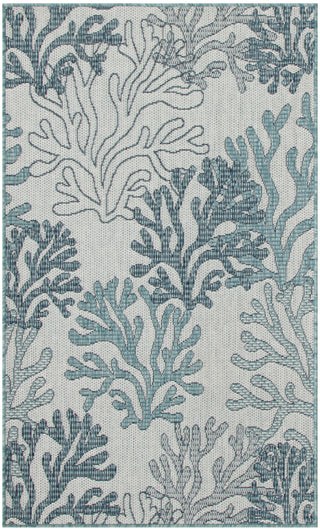 The Rug Corner Nourison Home Garden Oasis GOA05 BLUE Area Rugs  