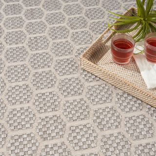 The Rug Corner Nourison Home Twist Reversible TWS01 GREY Area Rugs  