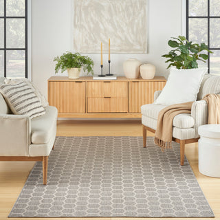 The Rug Corner Nourison Home Twist Reversible TWS01 GREY Area Rugs  