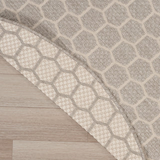 The Rug Corner Nourison Home Twist Reversible TWS01 GREY Area Rugs  