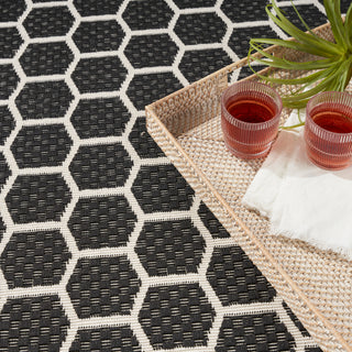 The Rug Corner Nourison Home Twist Reversible TWS01 BLACK Area Rugs  