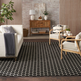 The Rug Corner Nourison Home Twist Reversible TWS01 BLACK Area Rugs  