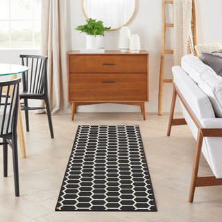 The Rug Corner Nourison Home Twist Reversible TWS01 BLACK Area Rugs  