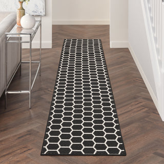 The Rug Corner Nourison Home Twist Reversible TWS01 BLACK Area Rugs  