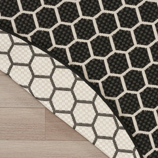 The Rug Corner Nourison Home Twist Reversible TWS01 BLACK Area Rugs  
