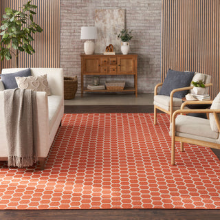 The Rug Corner Nourison Home Twist Reversible TWS01 CORAL Area Rugs  