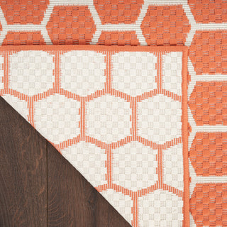 The Rug Corner Nourison Home Twist Reversible TWS01 CORAL Area Rugs  