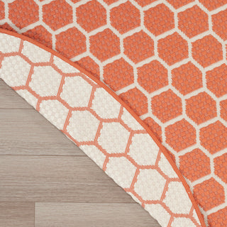 The Rug Corner Nourison Home Twist Reversible TWS01 CORAL Area Rugs  