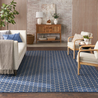 The Rug Corner Nourison Home Twist Reversible TWS01 BLUE Area Rugs  