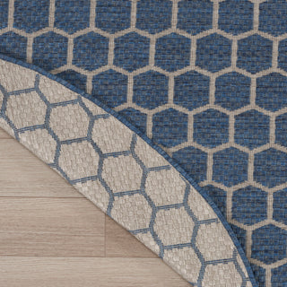 The Rug Corner Nourison Home Twist Reversible TWS01 BLUE Area Rugs  