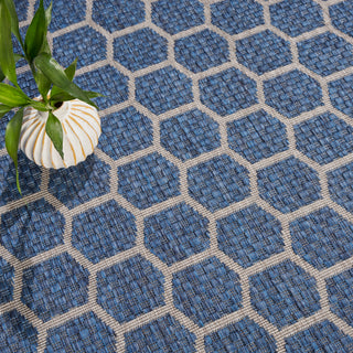 The Rug Corner Nourison Home Twist Reversible TWS01 BLUE Area Rugs  