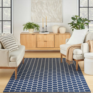 Nourison Home - Twist Reversible Navy Area Rug TWS01