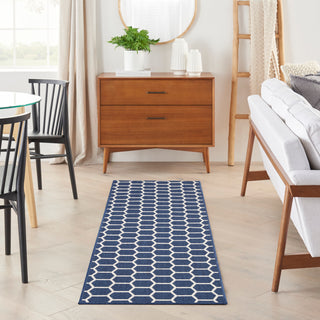 Nourison Home - Twist Reversible Navy Area Rug TWS01