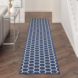 Nourison Home - Twist Reversible Navy Area Rug TWS01
