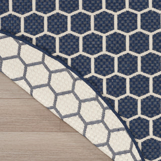 Nourison Home - Twist Reversible Navy Area Rug TWS01