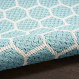 The Rug Corner Nourison Home Twist Reversible TWS01 AQUA Area Rugs  