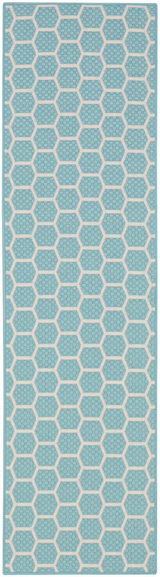 The Rug Corner Nourison Home Twist Reversible TWS01 AQUA Area Rugs  