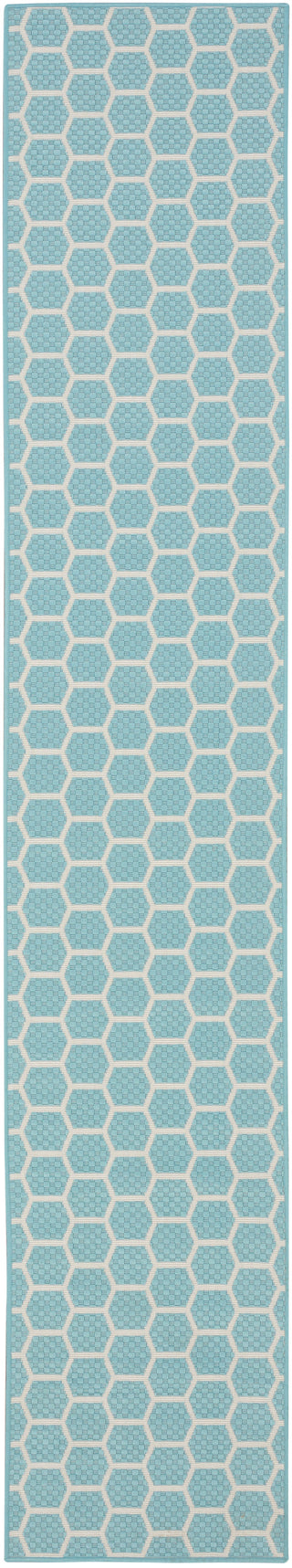 The Rug Corner Nourison Home Twist Reversible TWS01 AQUA Area Rugs  